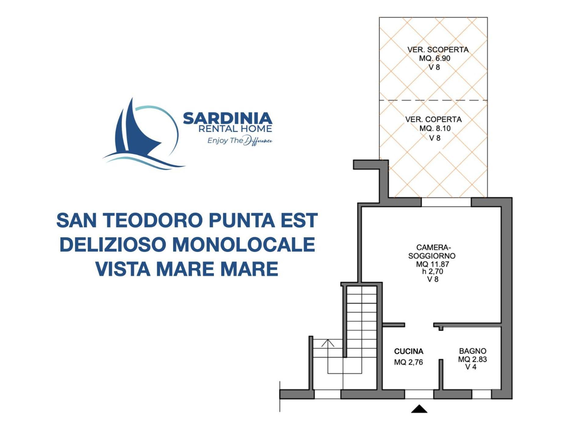 San Teodoro Punta Est Delizioso Monolocale Vista Mare公寓 外观 照片